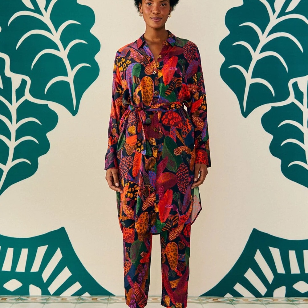 Farm Rio Shirt Dress - Picture 3 of 3